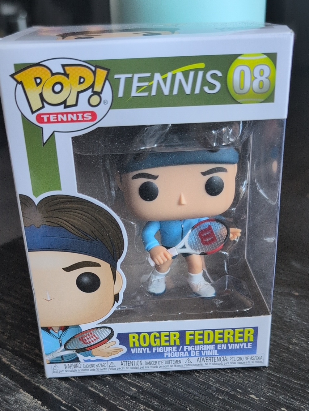Funko Tennis Roger Federer Vinyl Figure - Blue and Black